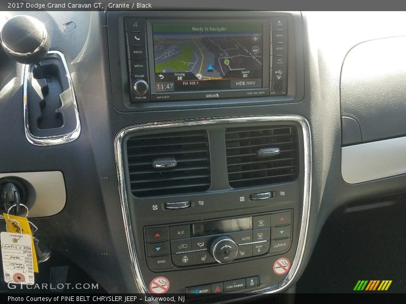 Granite / Black 2017 Dodge Grand Caravan GT
