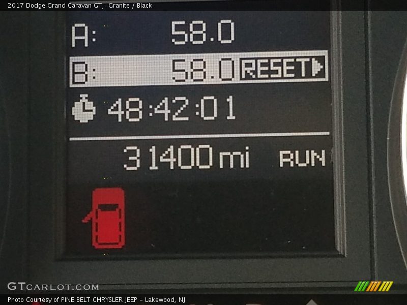 Granite / Black 2017 Dodge Grand Caravan GT