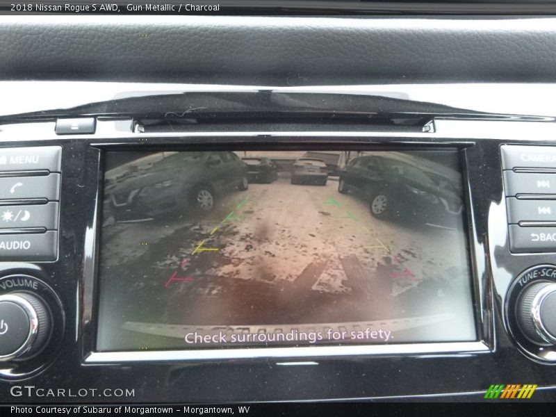 Gun Metallic / Charcoal 2018 Nissan Rogue S AWD