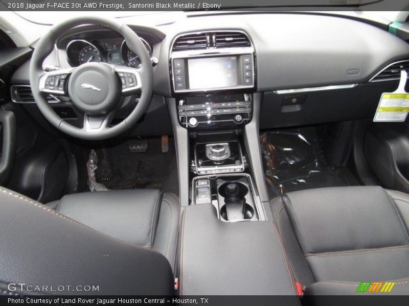 Santorini Black Metallic / Ebony 2018 Jaguar F-PACE 30t AWD Prestige