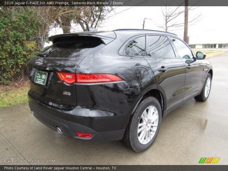 Santorini Black Metallic / Ebony 2018 Jaguar F-PACE 30t AWD Prestige