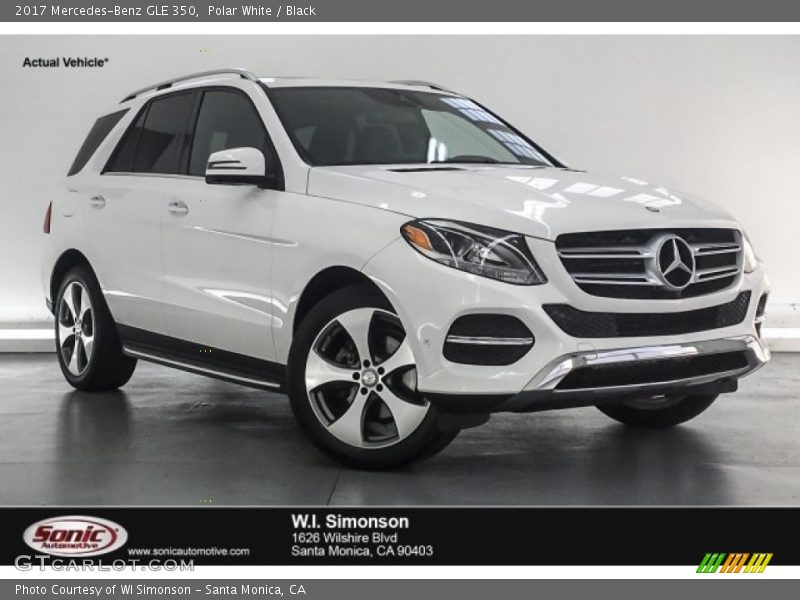 Polar White / Black 2017 Mercedes-Benz GLE 350