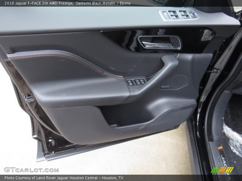 Santorini Black Metallic / Ebony 2018 Jaguar F-PACE 30t AWD Prestige