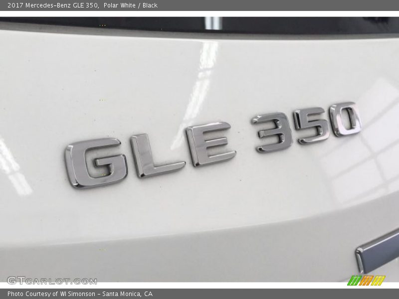 Polar White / Black 2017 Mercedes-Benz GLE 350