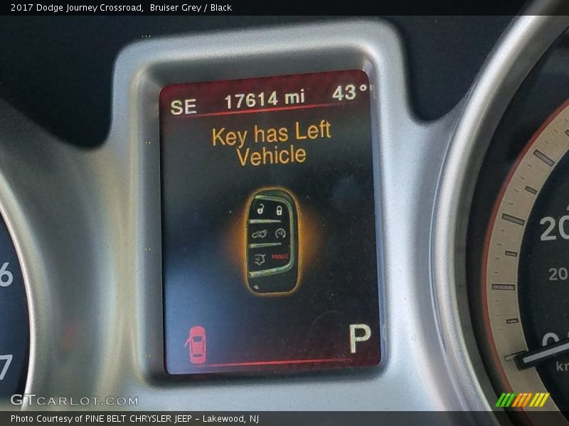 Bruiser Grey / Black 2017 Dodge Journey Crossroad