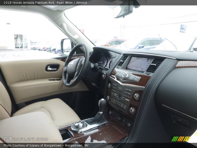 Pearl White / Almond 2018 Nissan Armada Platinum 4x4