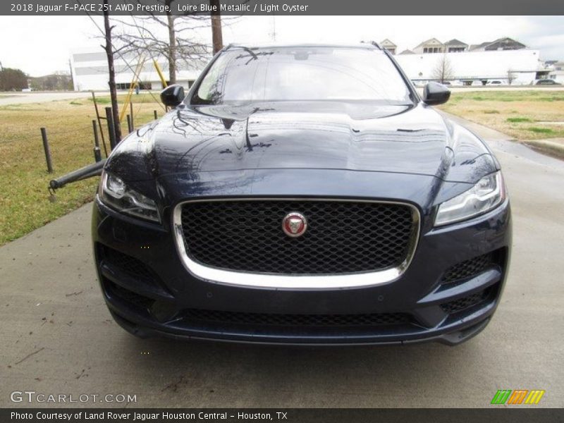 Loire Blue Metallic / Light Oyster 2018 Jaguar F-PACE 25t AWD Prestige
