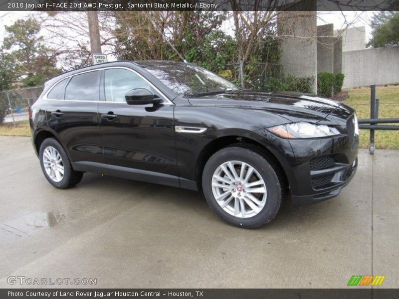 Santorini Black Metallic / Ebony 2018 Jaguar F-PACE 20d AWD Prestige