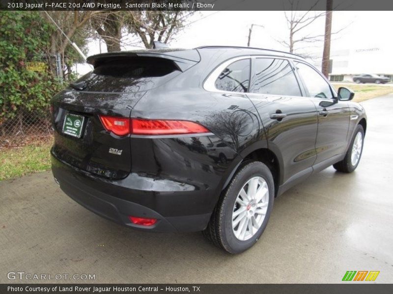 Santorini Black Metallic / Ebony 2018 Jaguar F-PACE 20d AWD Prestige