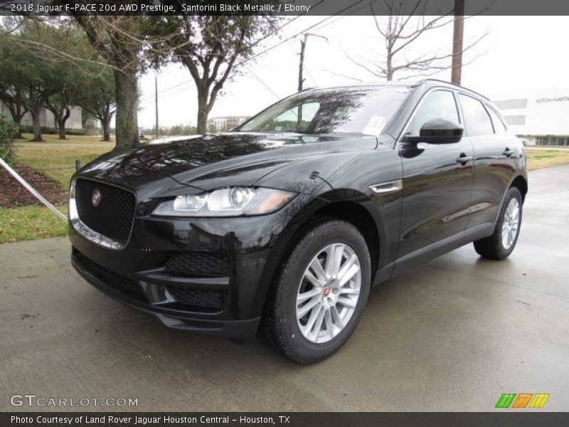 Santorini Black Metallic / Ebony 2018 Jaguar F-PACE 20d AWD Prestige