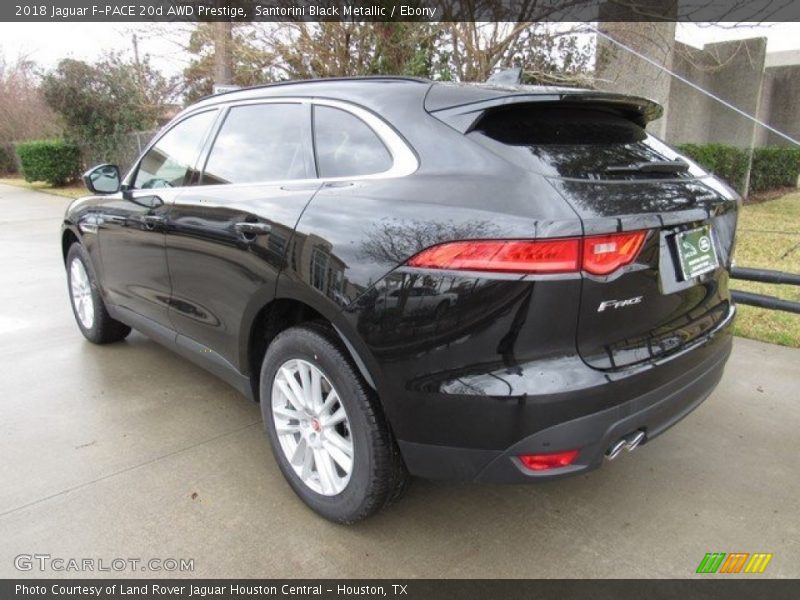Santorini Black Metallic / Ebony 2018 Jaguar F-PACE 20d AWD Prestige