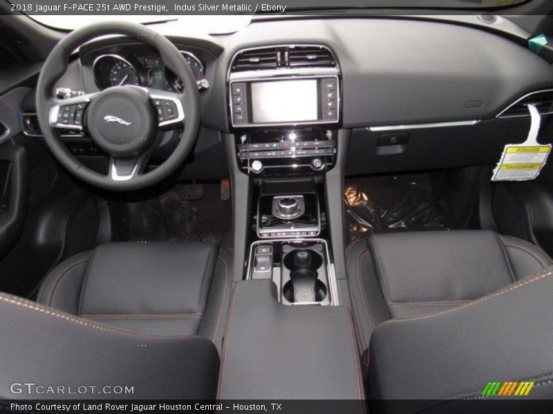 Indus Silver Metallic / Ebony 2018 Jaguar F-PACE 25t AWD Prestige