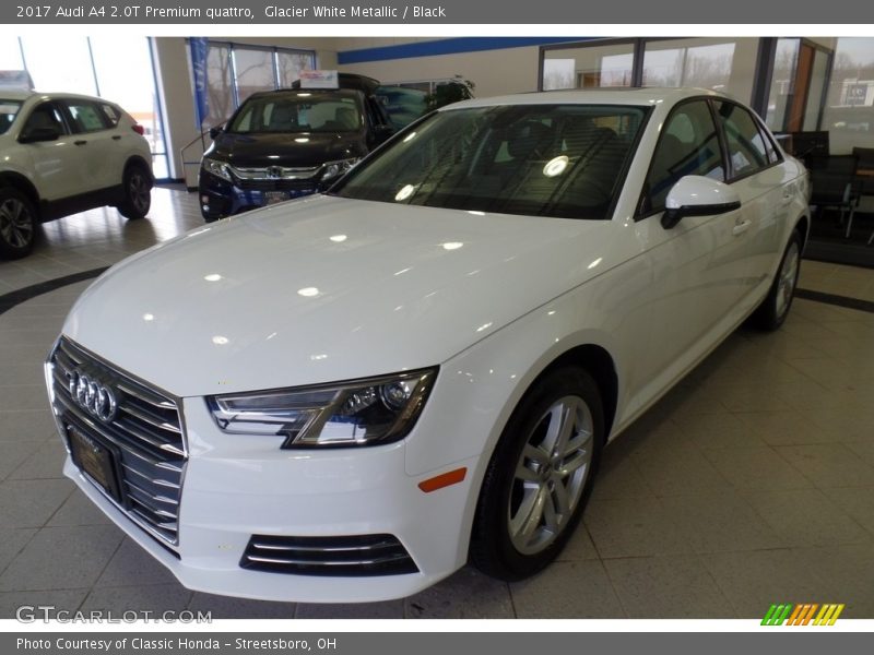Glacier White Metallic / Black 2017 Audi A4 2.0T Premium quattro