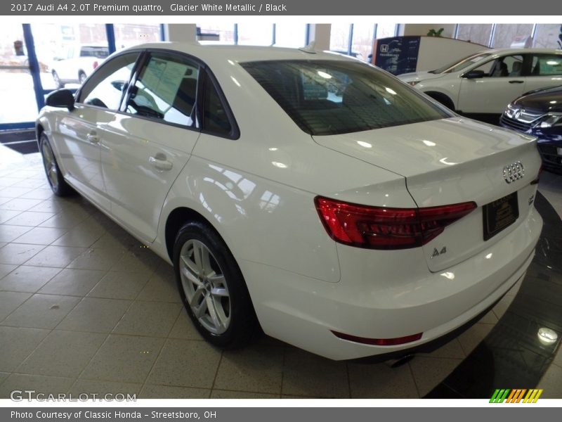 Glacier White Metallic / Black 2017 Audi A4 2.0T Premium quattro