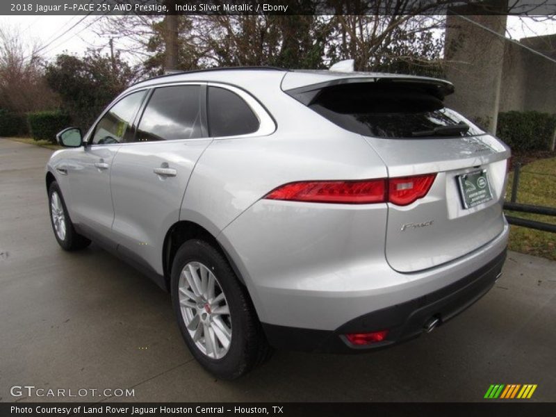 Indus Silver Metallic / Ebony 2018 Jaguar F-PACE 25t AWD Prestige