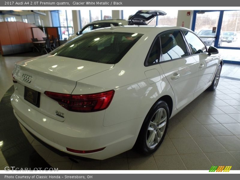Glacier White Metallic / Black 2017 Audi A4 2.0T Premium quattro