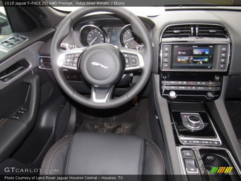 Indus Silver Metallic / Ebony 2018 Jaguar F-PACE 25t AWD Prestige