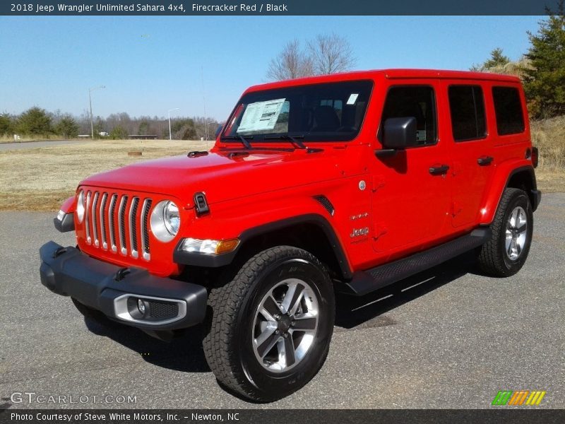 Firecracker Red / Black 2018 Jeep Wrangler Unlimited Sahara 4x4