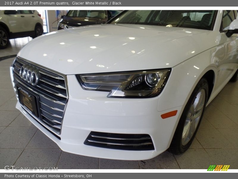 Glacier White Metallic / Black 2017 Audi A4 2.0T Premium quattro