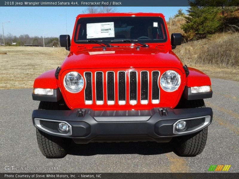 Firecracker Red / Black 2018 Jeep Wrangler Unlimited Sahara 4x4