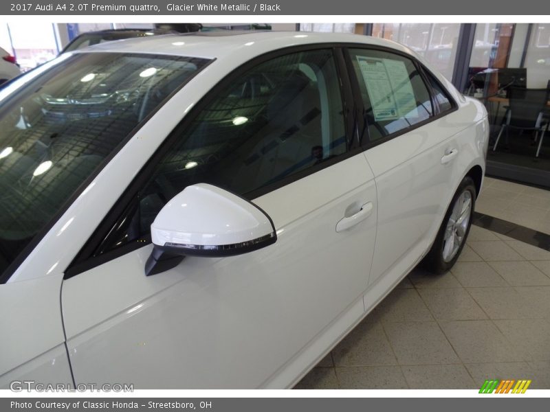 Glacier White Metallic / Black 2017 Audi A4 2.0T Premium quattro