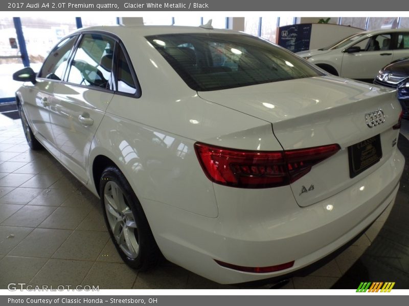 Glacier White Metallic / Black 2017 Audi A4 2.0T Premium quattro