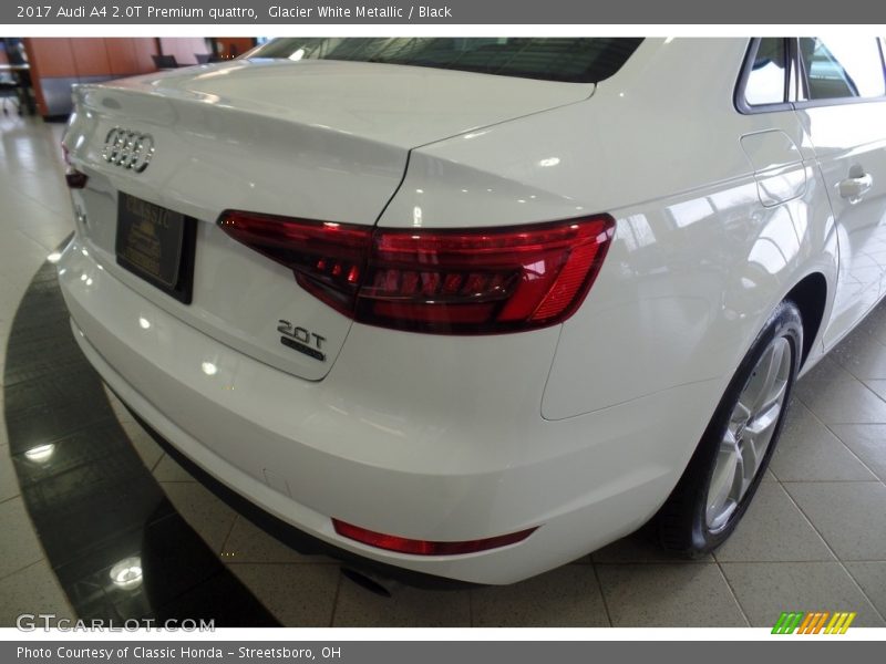 Glacier White Metallic / Black 2017 Audi A4 2.0T Premium quattro