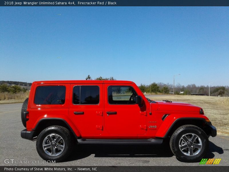 Firecracker Red / Black 2018 Jeep Wrangler Unlimited Sahara 4x4