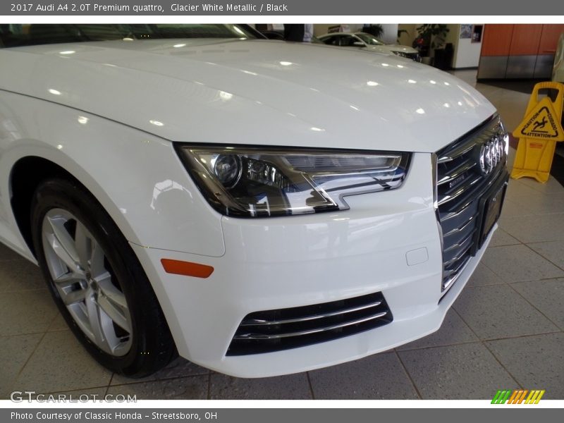Glacier White Metallic / Black 2017 Audi A4 2.0T Premium quattro