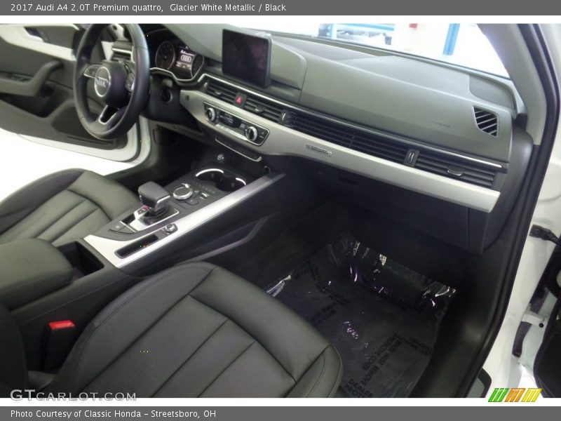 Glacier White Metallic / Black 2017 Audi A4 2.0T Premium quattro
