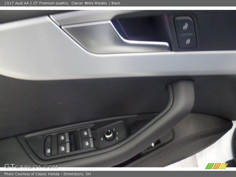 Glacier White Metallic / Black 2017 Audi A4 2.0T Premium quattro