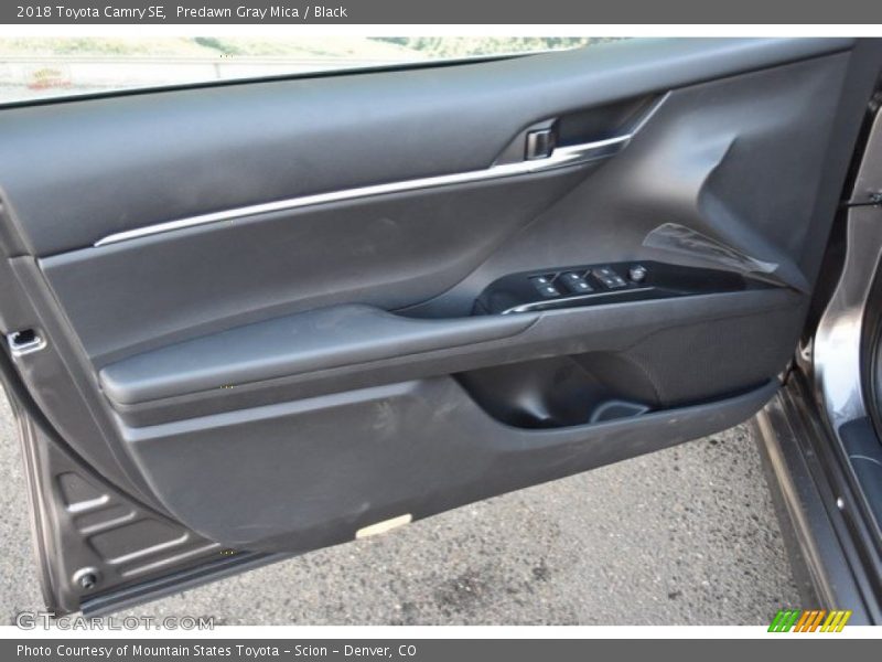 Predawn Gray Mica / Black 2018 Toyota Camry SE