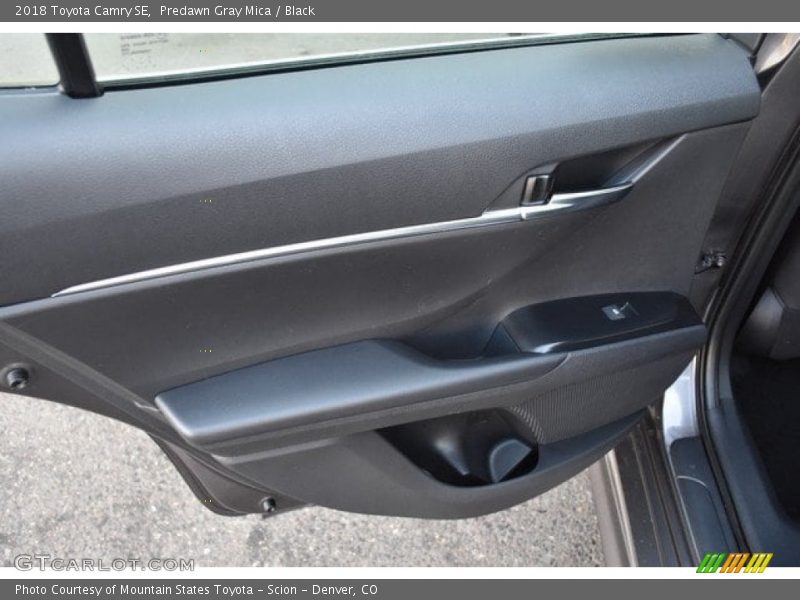 Predawn Gray Mica / Black 2018 Toyota Camry SE