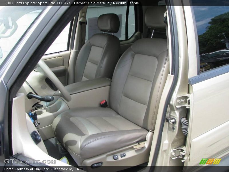 Harvest Gold Metallic / Medium Pebble 2003 Ford Explorer Sport Trac XLT 4x4