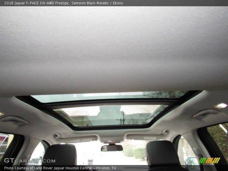 Santorini Black Metallic / Ebony 2018 Jaguar F-PACE 30t AWD Prestige
