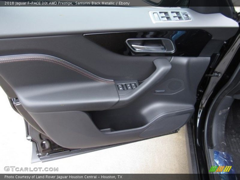 Santorini Black Metallic / Ebony 2018 Jaguar F-PACE 30t AWD Prestige