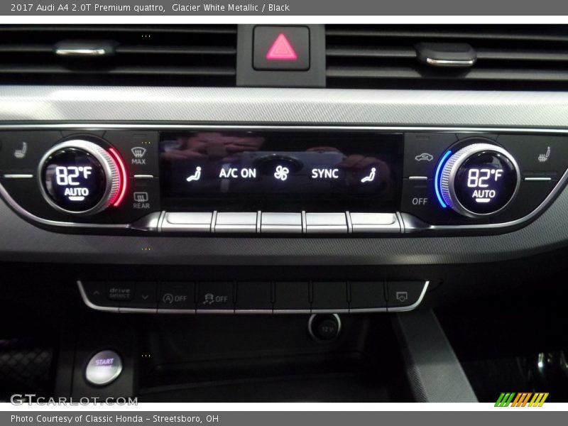 Glacier White Metallic / Black 2017 Audi A4 2.0T Premium quattro