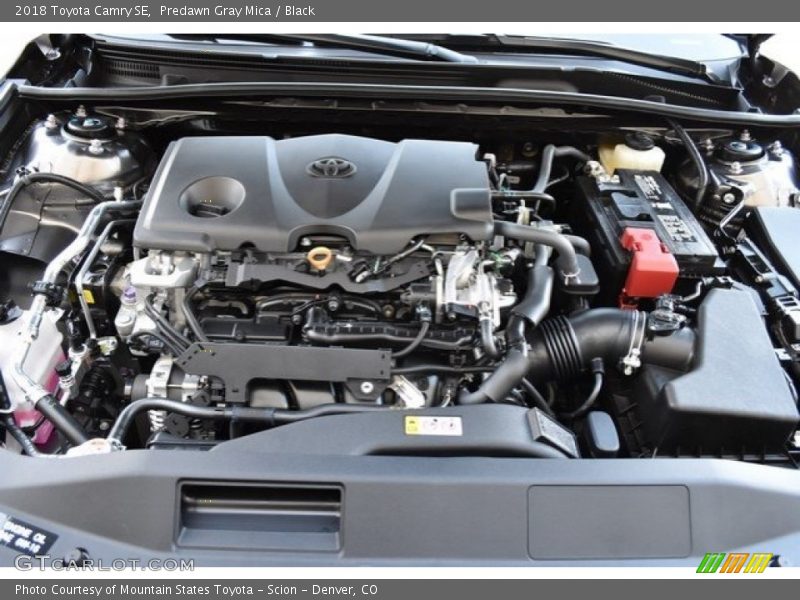 Predawn Gray Mica / Black 2018 Toyota Camry SE