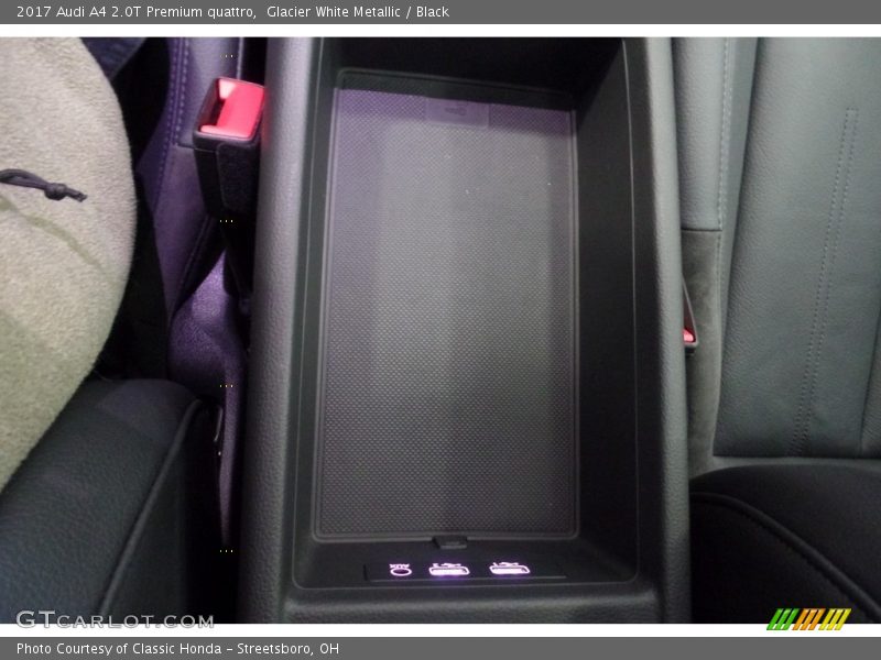 Glacier White Metallic / Black 2017 Audi A4 2.0T Premium quattro