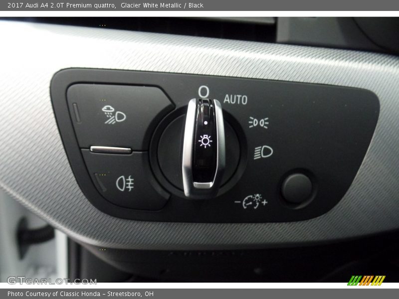 Glacier White Metallic / Black 2017 Audi A4 2.0T Premium quattro