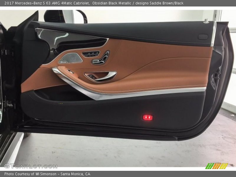Obsidian Black Metallic / designo Saddle Brown/Black 2017 Mercedes-Benz S 63 AMG 4Matic Cabriolet
