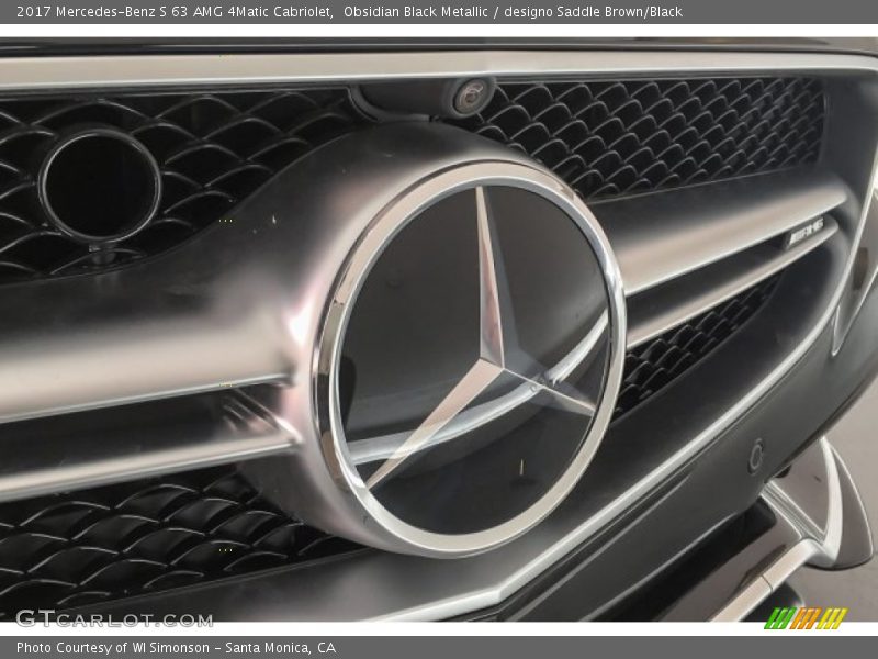 Obsidian Black Metallic / designo Saddle Brown/Black 2017 Mercedes-Benz S 63 AMG 4Matic Cabriolet