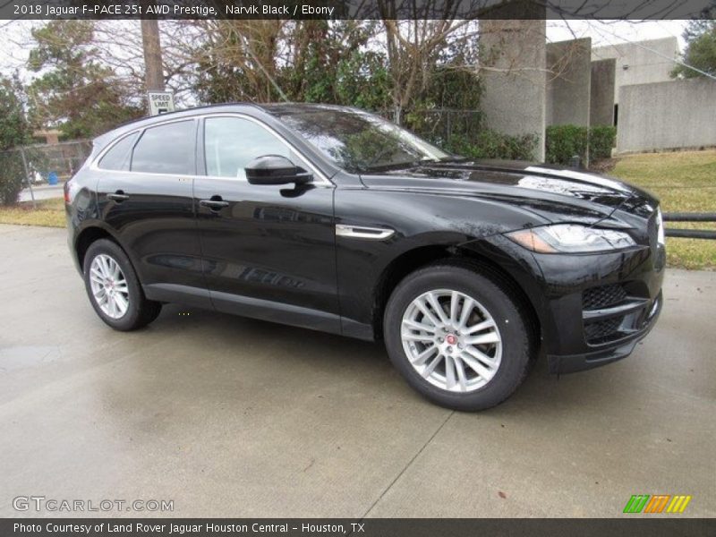 Narvik Black / Ebony 2018 Jaguar F-PACE 25t AWD Prestige