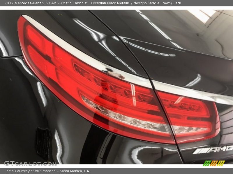 Obsidian Black Metallic / designo Saddle Brown/Black 2017 Mercedes-Benz S 63 AMG 4Matic Cabriolet