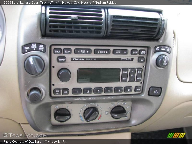 Harvest Gold Metallic / Medium Pebble 2003 Ford Explorer Sport Trac XLT 4x4