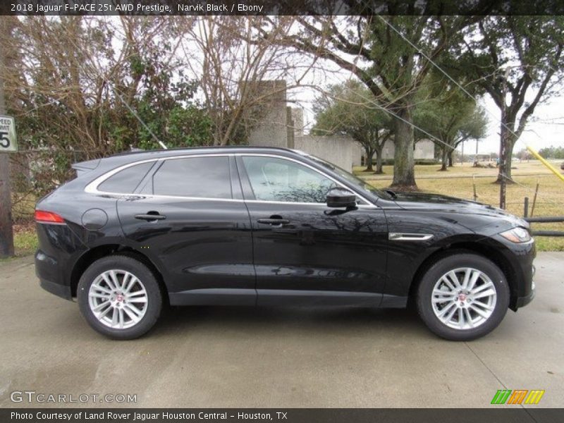 Narvik Black / Ebony 2018 Jaguar F-PACE 25t AWD Prestige