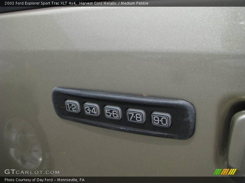 Harvest Gold Metallic / Medium Pebble 2003 Ford Explorer Sport Trac XLT 4x4