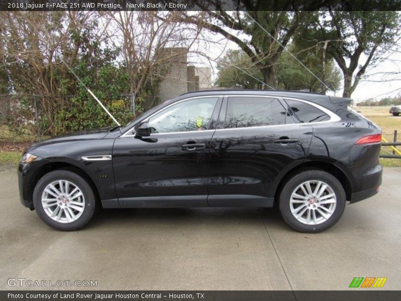 Narvik Black / Ebony 2018 Jaguar F-PACE 25t AWD Prestige
