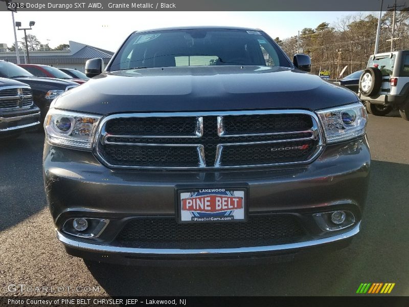 Granite Metallic / Black 2018 Dodge Durango SXT AWD