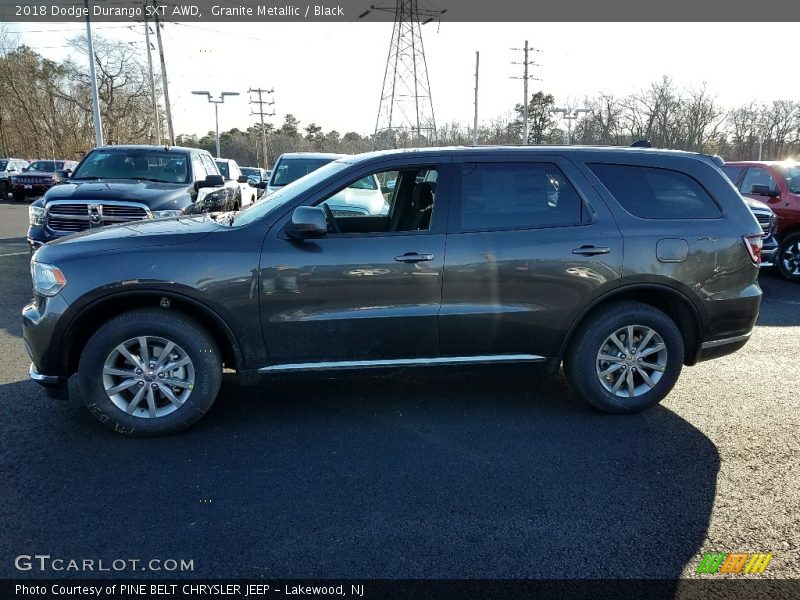 Granite Metallic / Black 2018 Dodge Durango SXT AWD